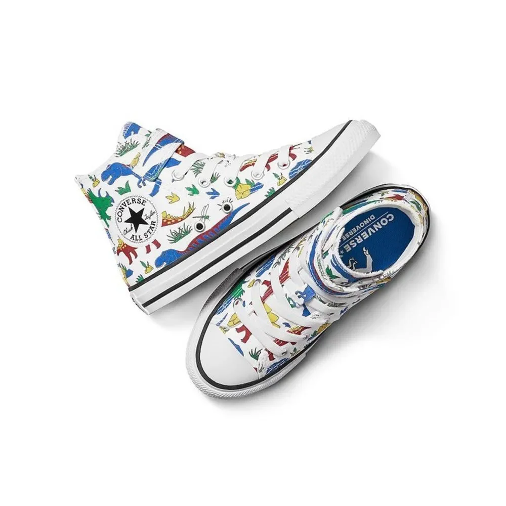 Converse Chuck Taylor All Star Dino Party‎ Easy-On Boys Sneakers- Size 3